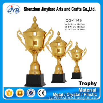 Gift products wholesale cheap China metal trophy and medal silver gold bronze color